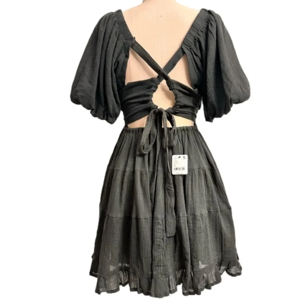 FREE PEOPLE Perfect Day Mini Dress, Size‎ XSMALL
